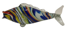 Murano Glass Style Multicoloured Fish Ornament (15)