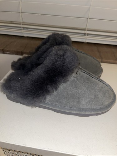 Bearpaw LOKI II Vegan Slide On Slippers Gray Women’s Size 8 - Picture 5 of 9