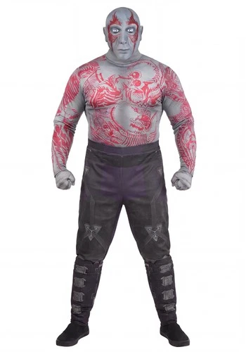 Plus Size Deluxe Marvel Drax Costume for Men