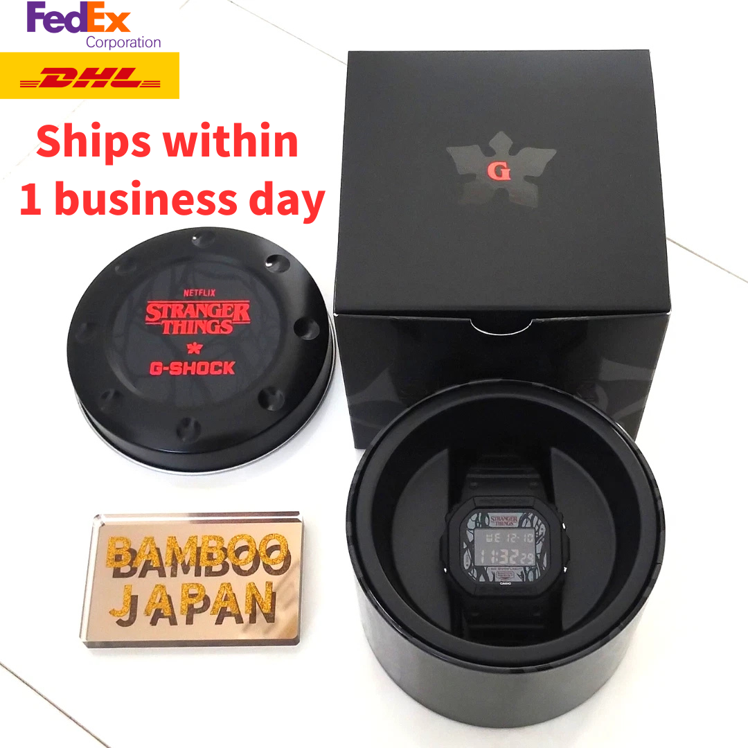 US/DDP CASIO G-SHOCK DW-5600STT-1JR 5600 SERIES Stranger Things