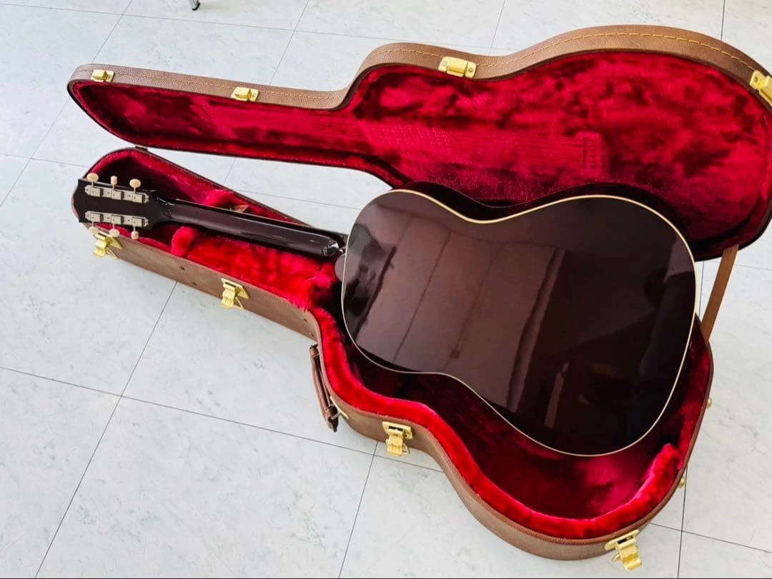 Guitarra Eléctrica Acústica Gibson 50s LG-2 Original Vintage Sunburst con Est...