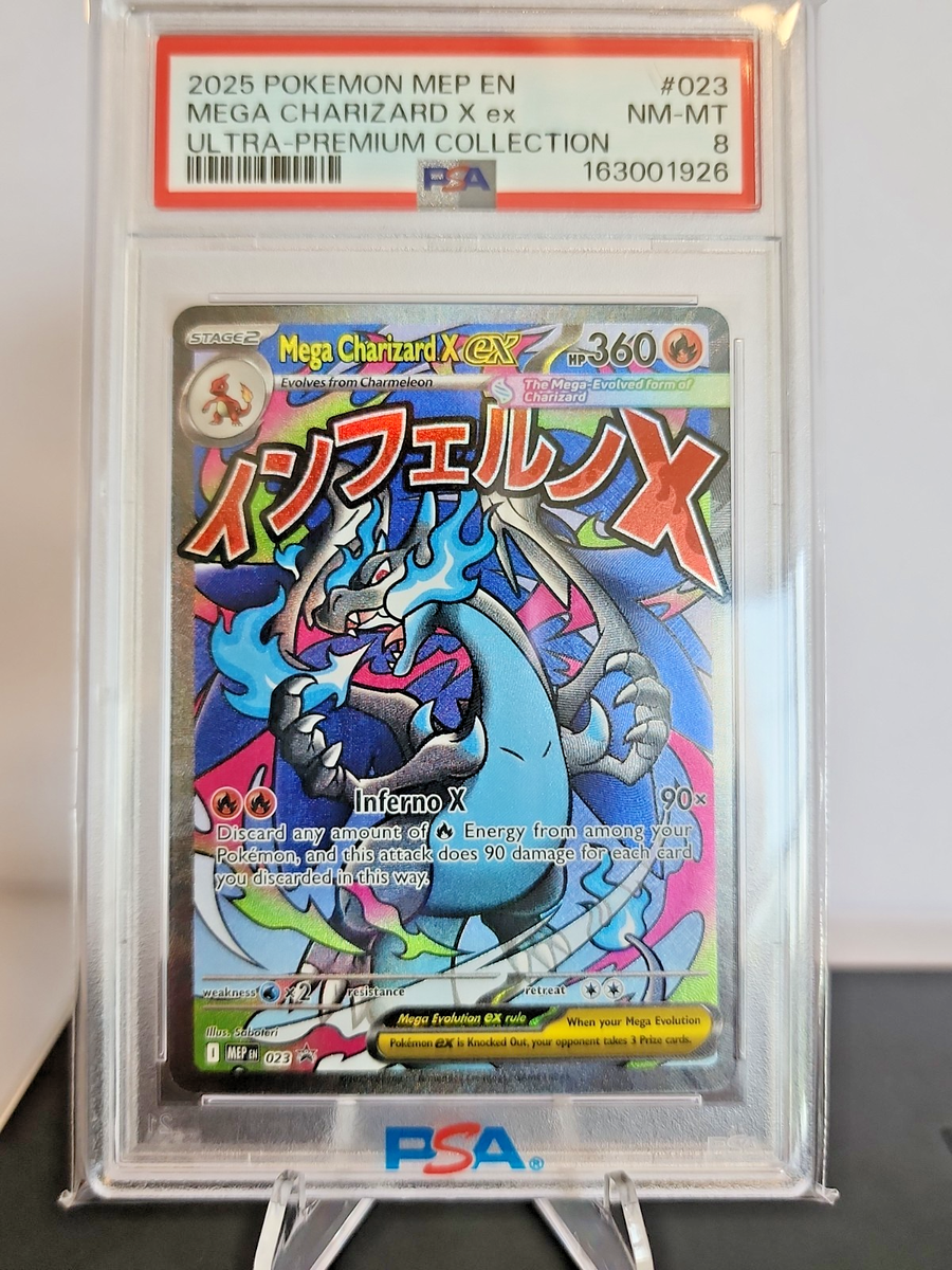 Mega Charizard X ex 023 Me: Mega Evolution Promo Holo for sale