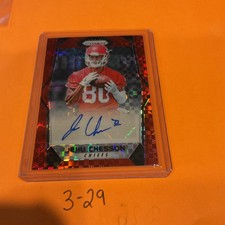 2017 Panini Prizm Rookie Auto Red Power Prizm /49 Jehu Chesson #RA-JC Auto chief