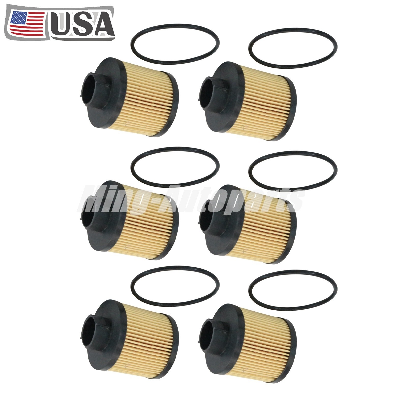 6X Oil Filter For Lamborghini Gallardo Spyder Coupe Superleggera SE Base Nera US
