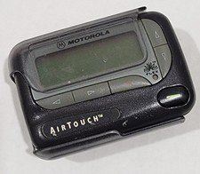 MOTOROLA FLEX AIRTOUCH WIRELESS VINTAGE PAGER BEEPER WITH BELT CLIP