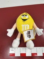 M M's World Yellow M M Character Plush Beanbag Stuffed Toy Figure Russ Berrie