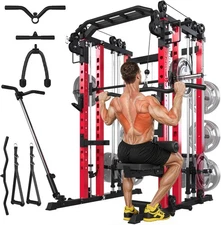 Smith Machine Power Squat Rack Cage Home Gym