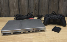 Sony PlayStation 2 PS2 Slim Console Satin Sil...