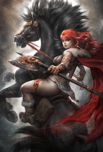 🔥🗡️ RED SONJA NOIR #1 KENDRICK KUNKKA LIM 616 Virgin Variant A LTD 500