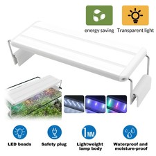 15W LED Aquarium Light 3-Color Fish Tank Lighting Ultra-Thin Fish Tanks Lamp