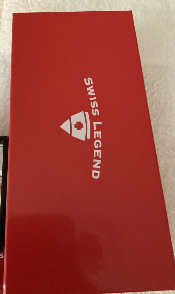 Reloj Swiss Legend 52MM Swiss Neptuno Gris con Caja Enrolladora Automática, Caja y Papeles Foto 2 de 4