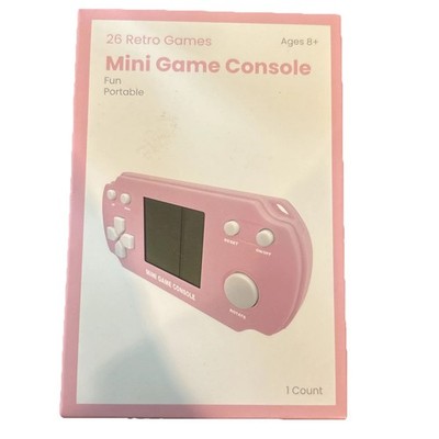 Retro Handheld Game Console 500 in 1 Classic Games Mini Console Pink New