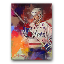 Dino Ciccarelli #2 Art Card Limited 13/50 Vela Signed (Washington Capitals)