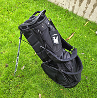 TaylorMade TM23 Pro Stand Golf Bag Black 8-Way Dividers Dual Strap