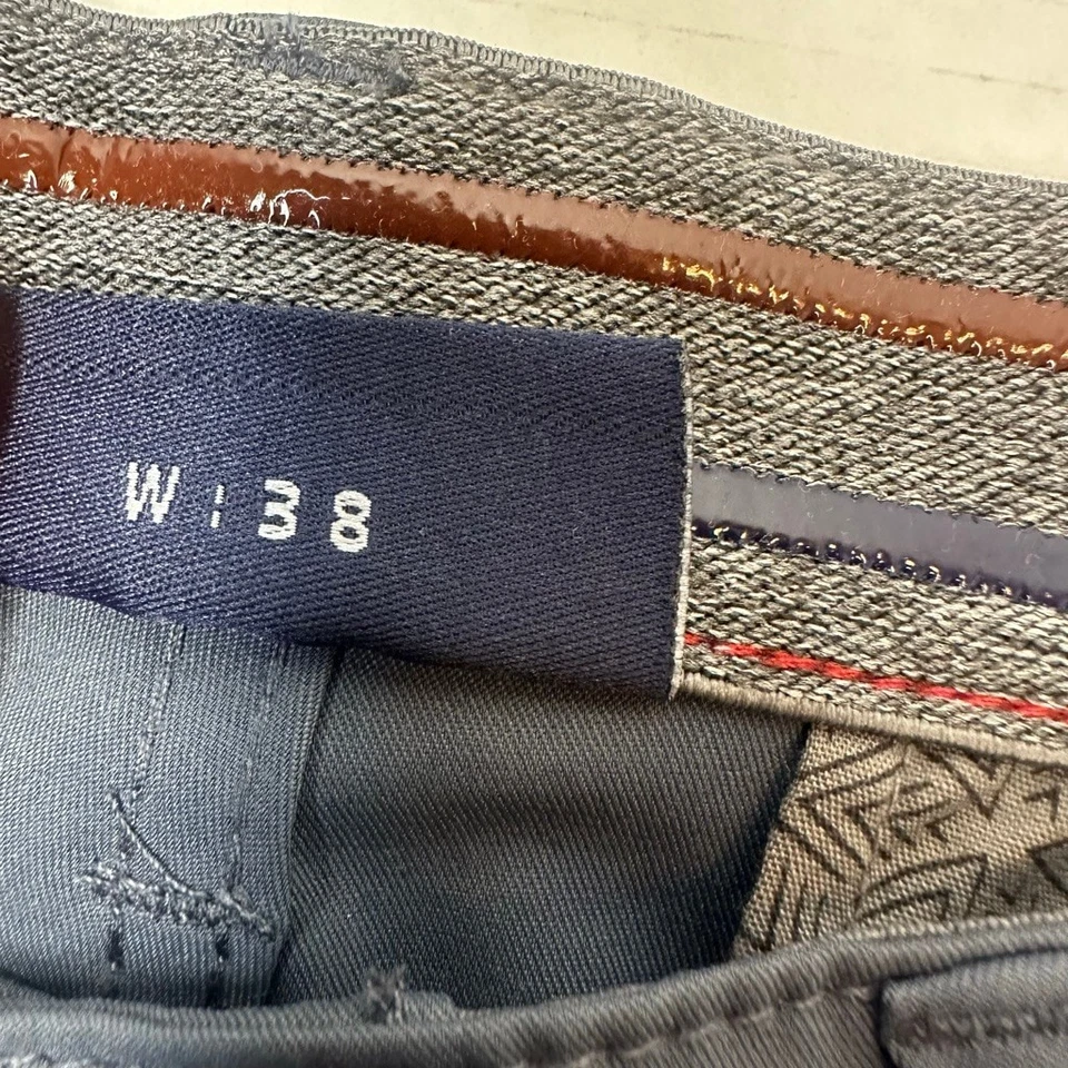 Pantalones cortos para hombre Jachs New York carbón frente plano cintura 38 Foto 3 de 4