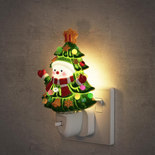 Emeritpro Night Light Plug in Wall, Plug in Night Light, 0.6W Christmas Decorati
