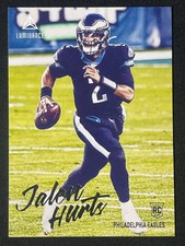 2020 Panini Chronicles Luminance Update Rookies #210 Jalen Hurts (RC) YT92