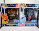 Funko Pop Pixar Elemental Ember Lumen & Wade Ripple Glitter Chase Bundle Set