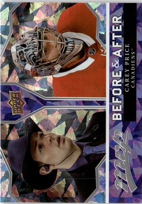 2021-22 Upper Deck MVP #BA-4 Carey Price Before and After