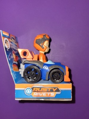 New Nickelodeon Rusty Rivets Rusty Racer Figure with Bonus Parts Inside