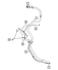 Genuine Mopar Fuel Supply And Vapor Line Bundle 55398661AB