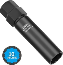 10 Spline Lug Nut Key, TA20-19/21 Socket One Size, Ta20 19-21 