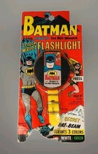 1966 "BATMAN ROBIN" DC Comics BANTAMLITE "WRIST FLASHLIGHT" Unused On CARD