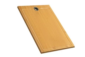 Organic Bamboo Cutting Boards for Kitchen-Wood Non-Slip Cutting Board with Ju... - Picture 1 of 8