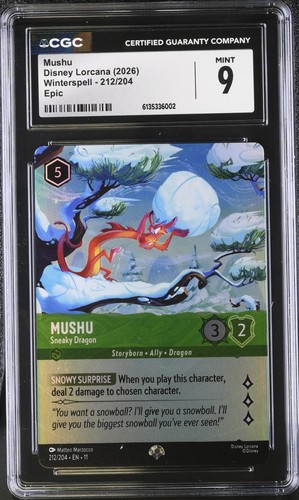Mushu - Sneaky Dragon graded CGC 9 for sale on eBay