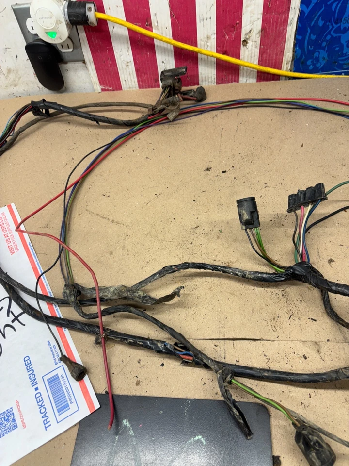 1967 年 1972 年雪佛兰 Gmc K10 C10 发动机前灯底线束 @ — 第 3/4 张图片