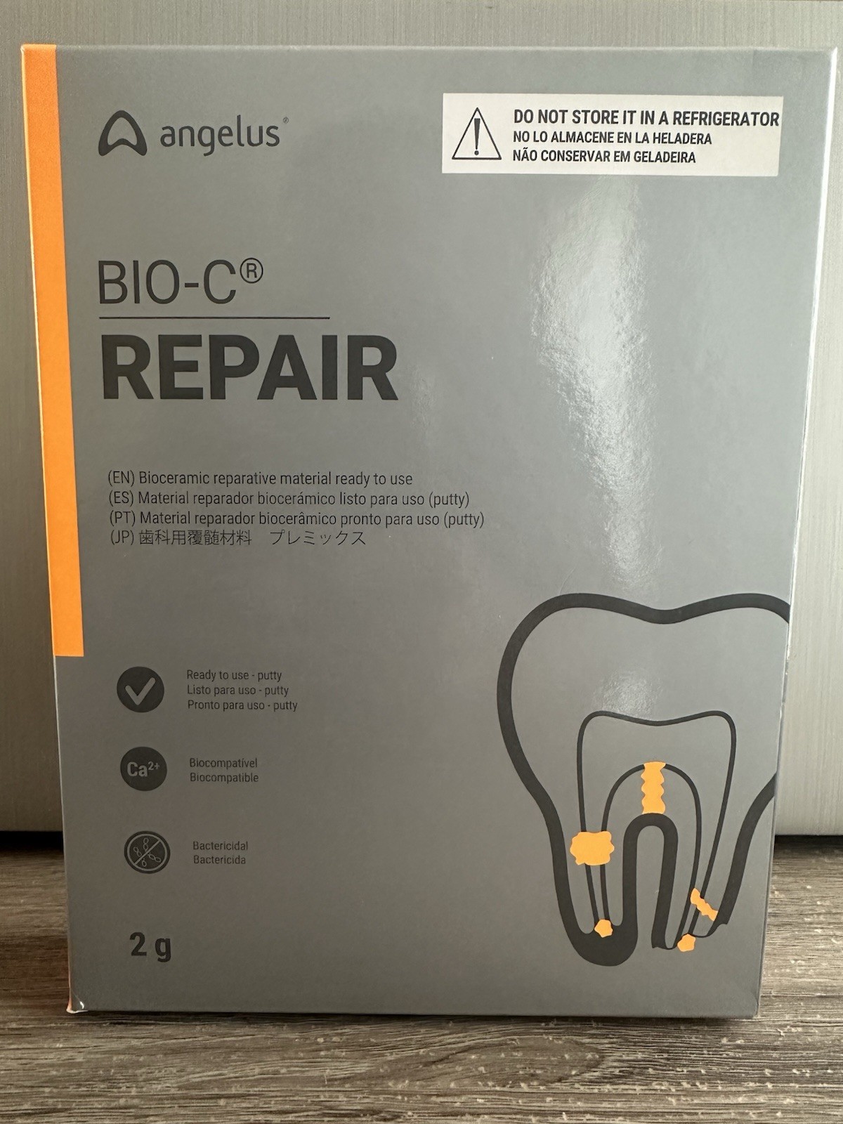 Ciment Réparateur Bio-C Repair Angelus pour Sauver les Dents après un Choc