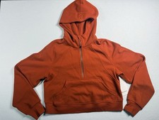 Lululemon Scuba Oversized Half-Zip Hoodie XS/S Autumn Rust NWT
