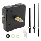 Silent Clock Movement Mechanism with 1 Pair of Black Hands DIY Clock Repair