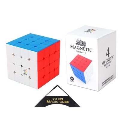 YuXin Little Magic 4x4 Magnetic - stickerless Zauberwürfel Speedcube Magic Cu...
