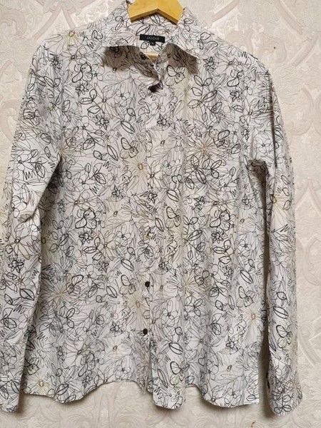 Men Jaeger Shirt White Cotton 42 / XL / 50