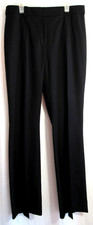 Brooks Brothers Black Lanificio Di Tollegno Women's Wool Pants Size 6 EUC