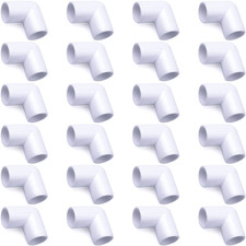 24-Pack 3/4" PVC 45-Degree Elbow Fitting - SCH40 ASTM
