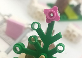 Lego Disney 41055 Cinderella&rsquo;s Castle Scene Tree Cart Incomplete Swing Part Only