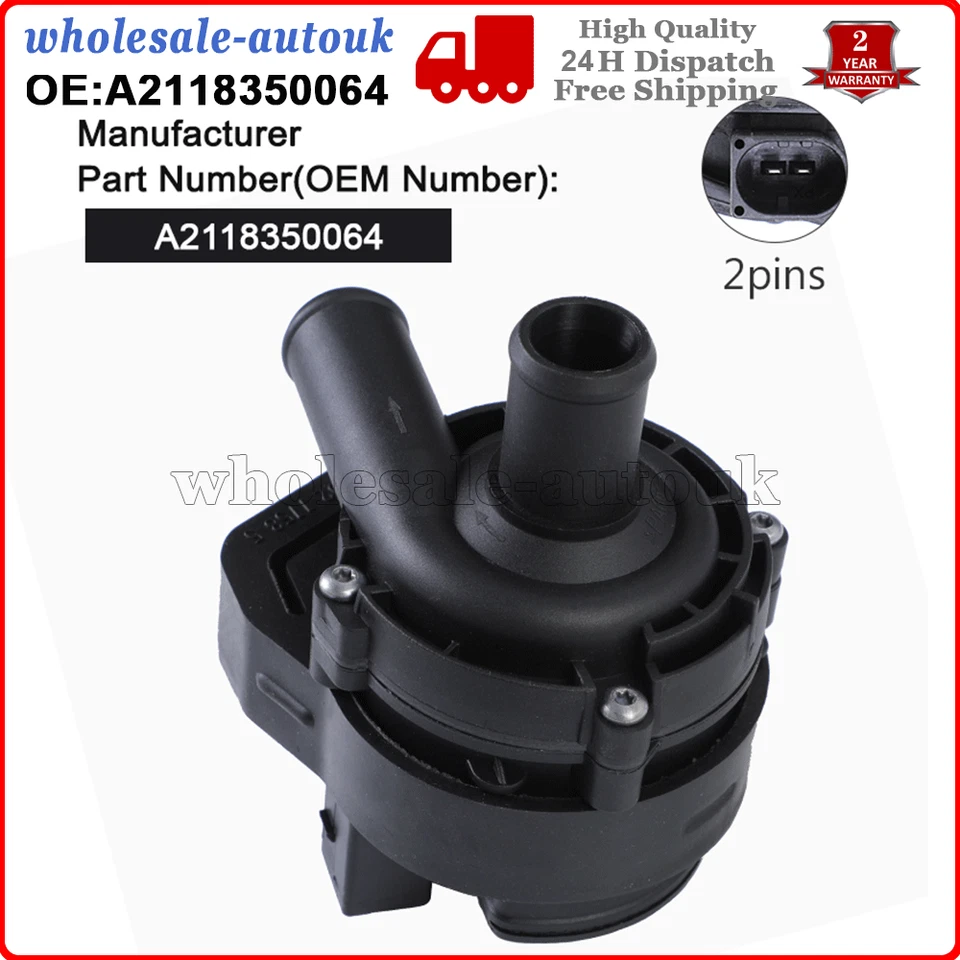 Auxiliary Coolant Water Pump For Mercedes Benz Sprinter VW Crafter A2118350064 - Image 2 of 4