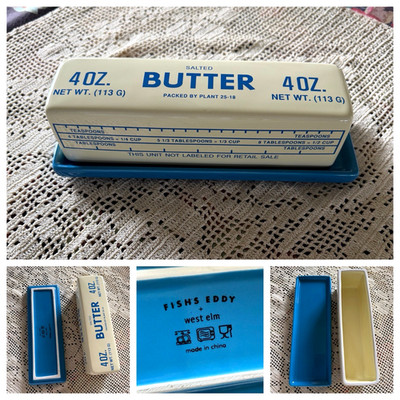 Fishs Eddy Butter Dishnull