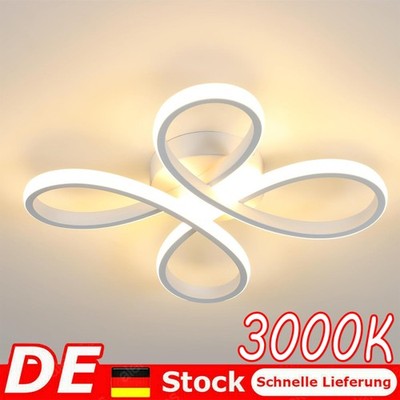 30W LED Decken-Lampe Deckenleuchte Warmweißes Wohnzimmer Flur Eingang Leuchte DE