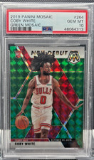 COBY WHITE RC GEM MINT 10 - 2019 Panini Mosaic Green Mosaic #264 Rookie PSA Bull