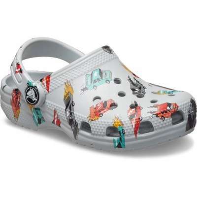 CROCS CLASSIC RACE CARS GRAPHIC CLOG KIDS T  210992 |C6 I EU 22-23| MIRAGE/MULTI