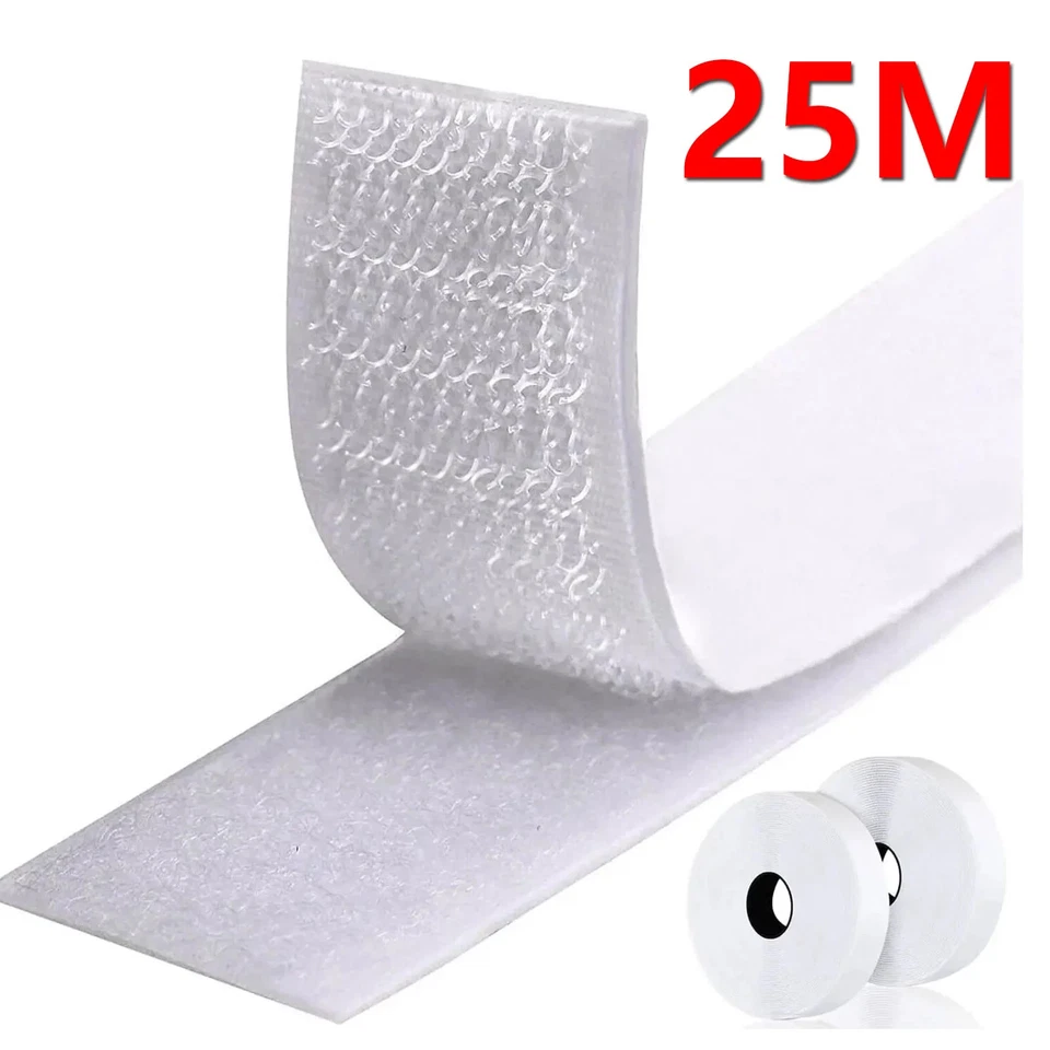 Sticker Scratch Tapes Self-adhesive Hook and Loop Fastener Double Sided Straps - Image 4 of 4