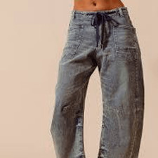 Free People Moxie Low Slung Pull On Jean