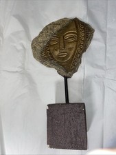 Vintage Stone Egyptian Goddess Motif