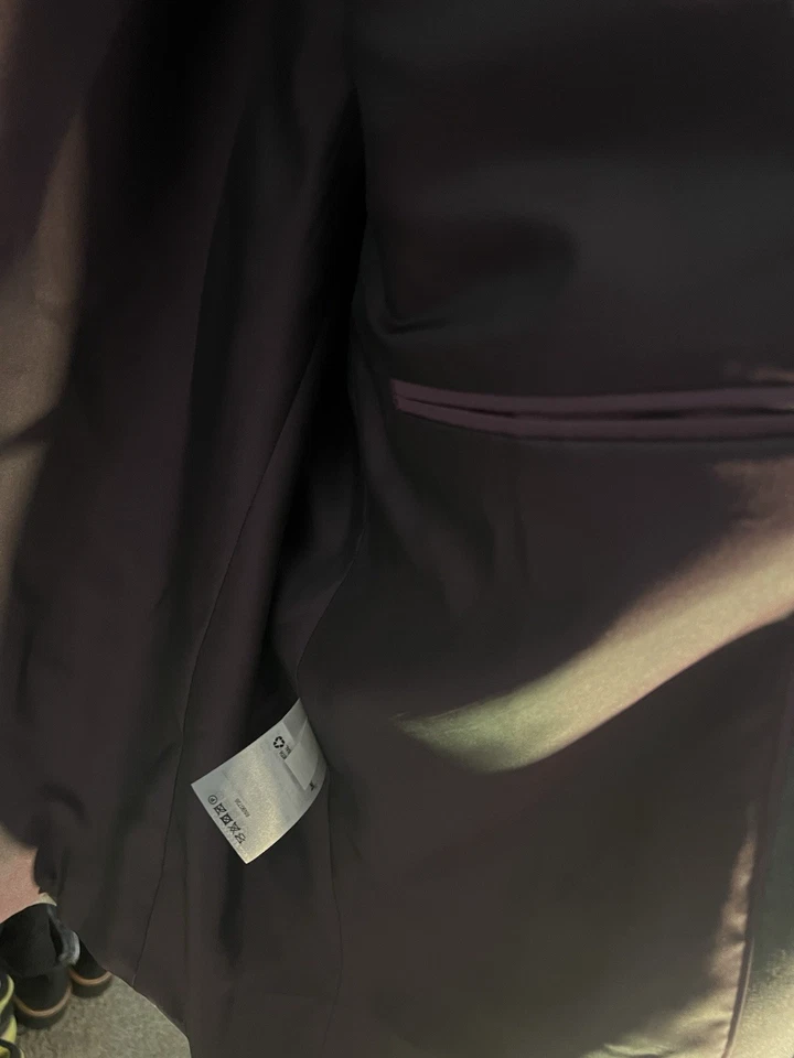 INC International Concepts Para hombres Gris Ajustado Blazer Abrigo Traje Chaqueta Talla L Foto 3 de 3