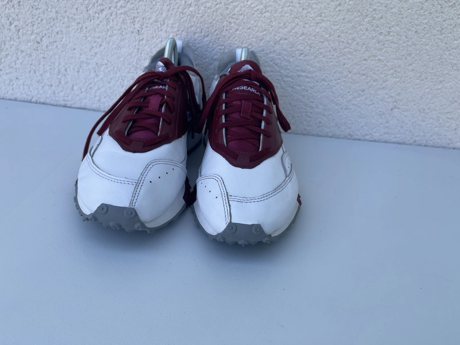 Sneakers Mountain Research x Reebok LX2200 bordeaux grigio rare Collab UK 8 EU 42