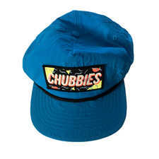 Chubbies Campus Retro Rope Hat Cap, Men's OSFA Snapback, Blue, Made in USA