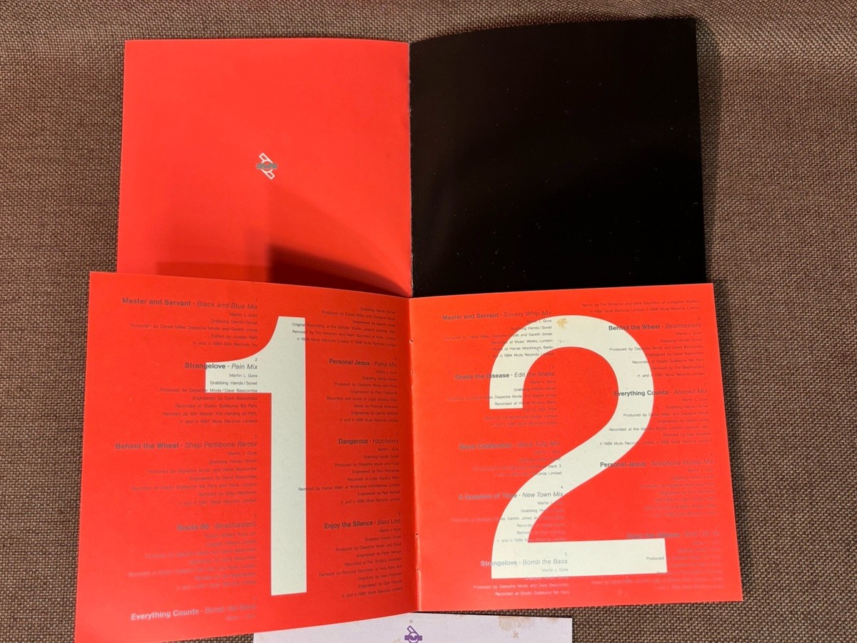 デペッシュモード Depeche Mode　X1 CD4枚組 DEPECHE MODE X1 JAPAN 4-CD SET ALCB-201~4 w/ 2 BOOKLETS +